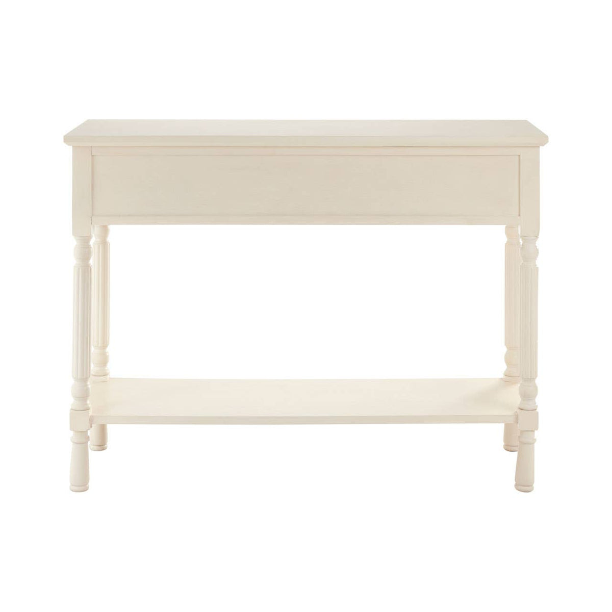 Heritage 3 Drawer White Console Table.