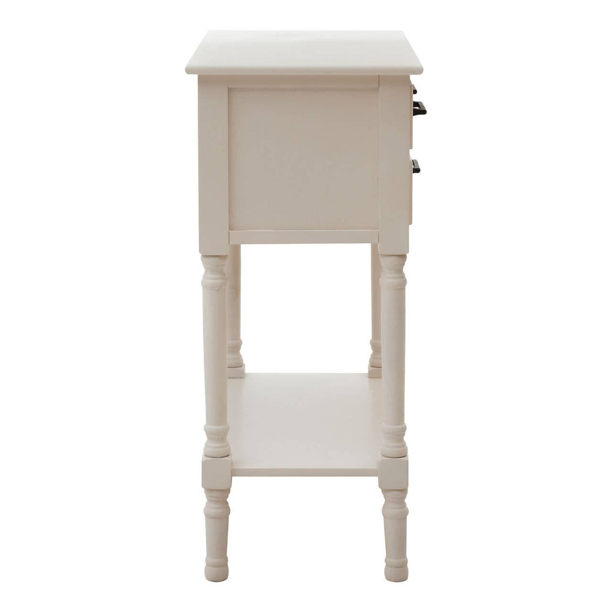 Heritage 3 Drawers Pearl White Console Table.