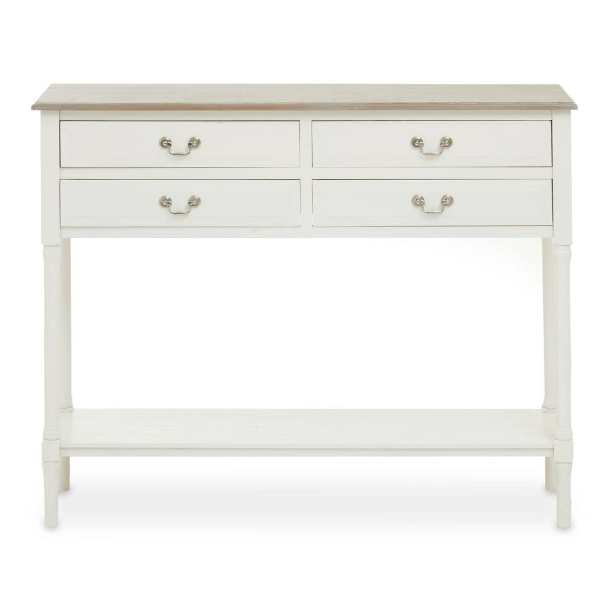 Heritage 4 Drawer Console Table.