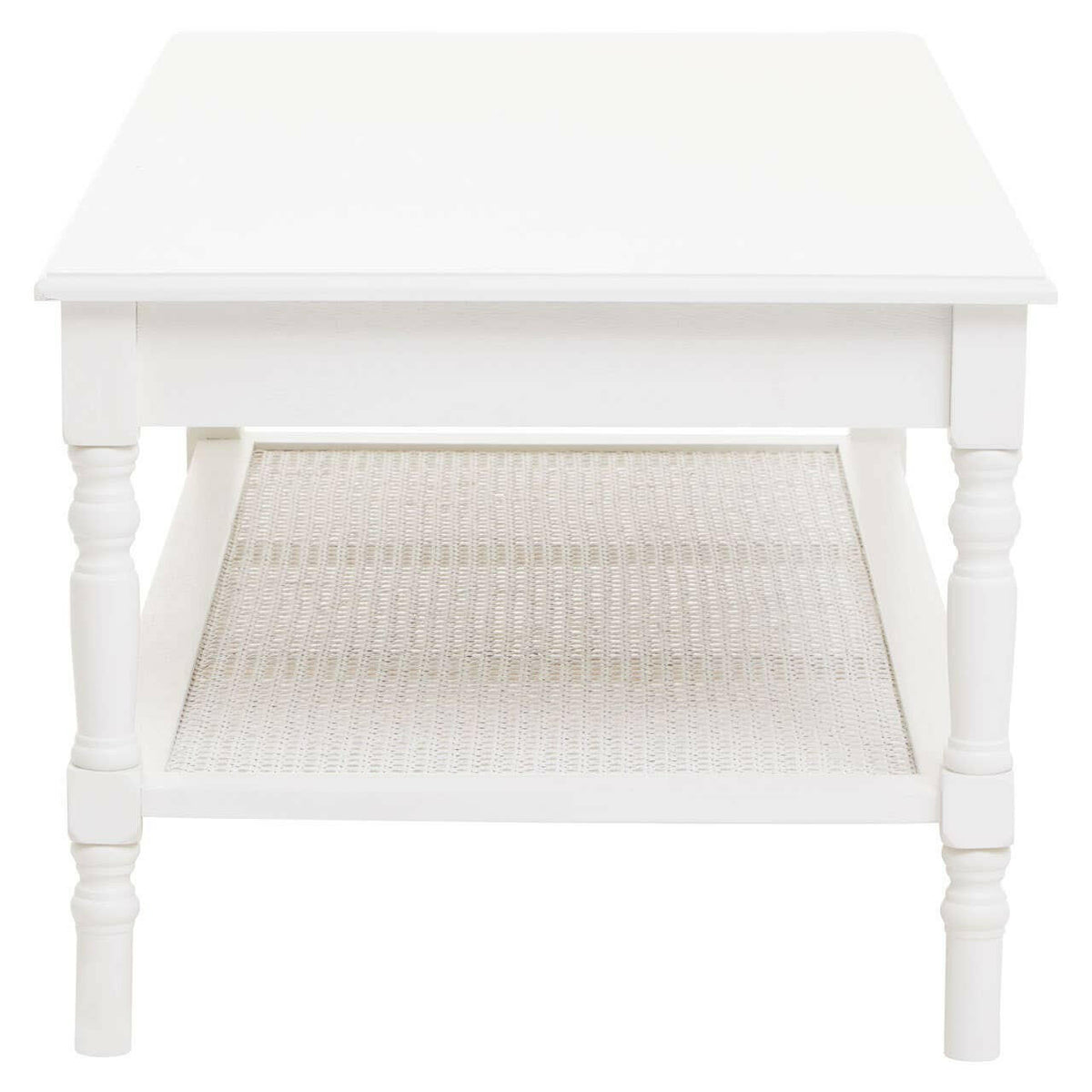 Heritage Pine Wood Ivory Coffee Table.