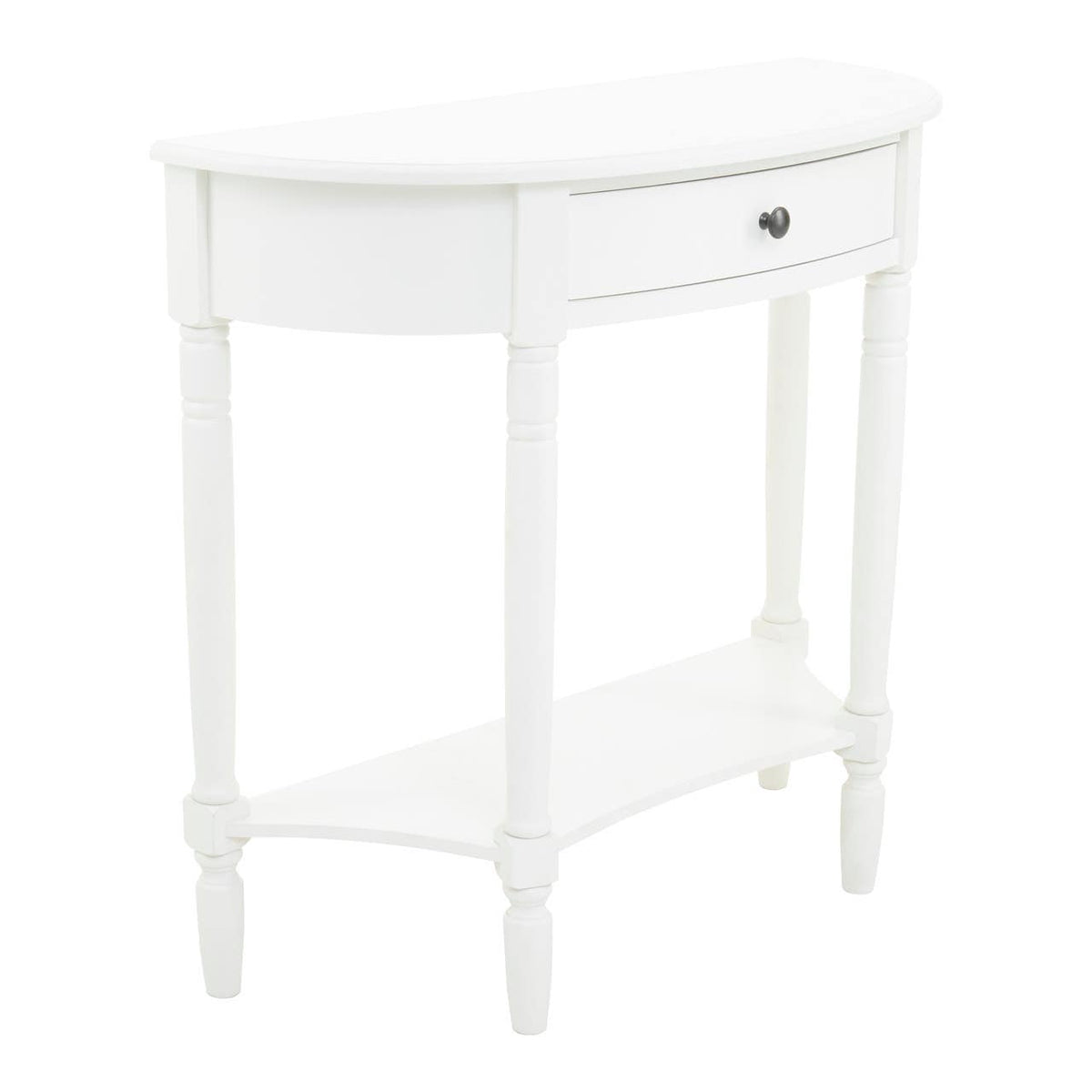 Heritage Semi-Circle Console Table With Drawer.