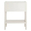 Heritage White Pearl Finish Console Table.