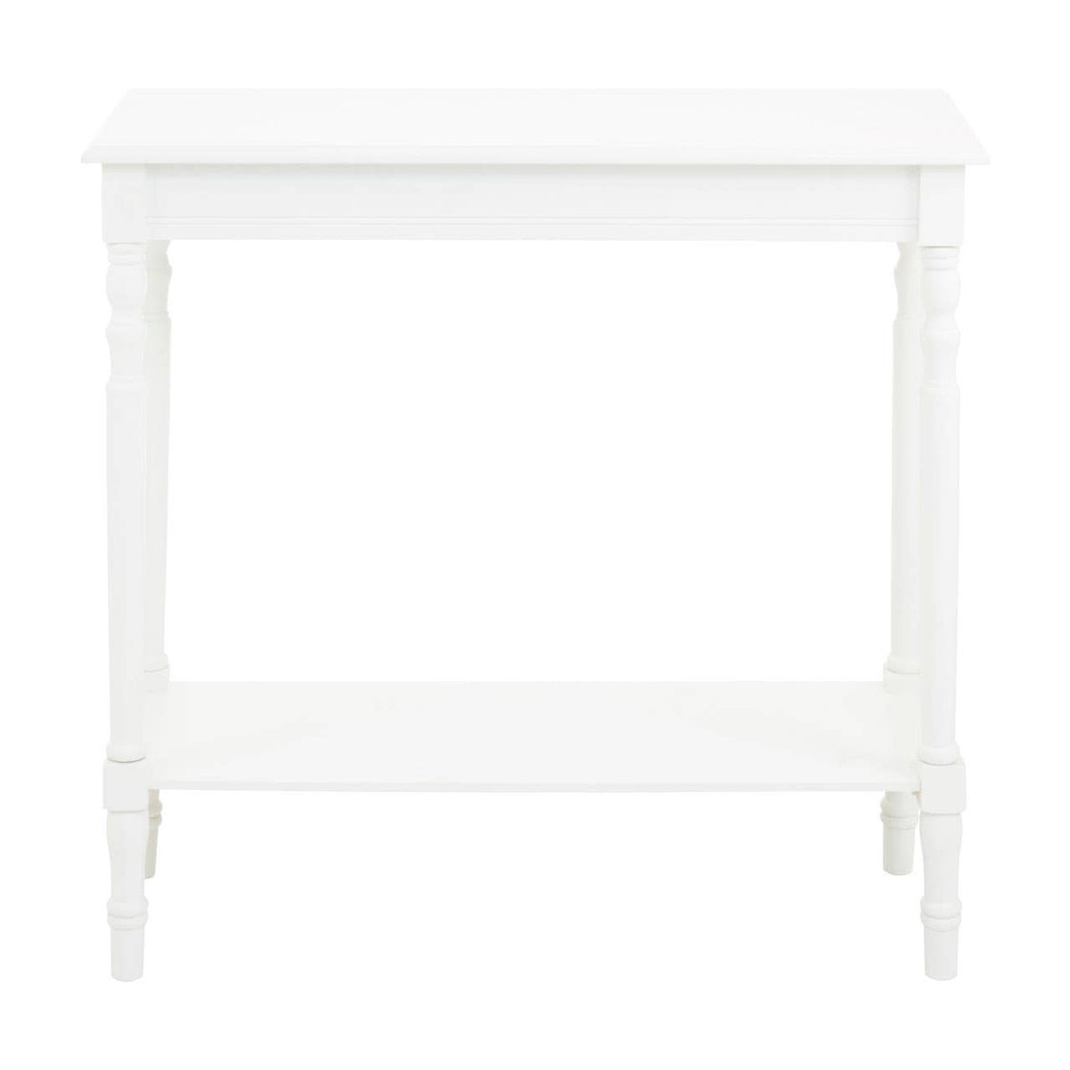Heritage White Rectangular Console Table.