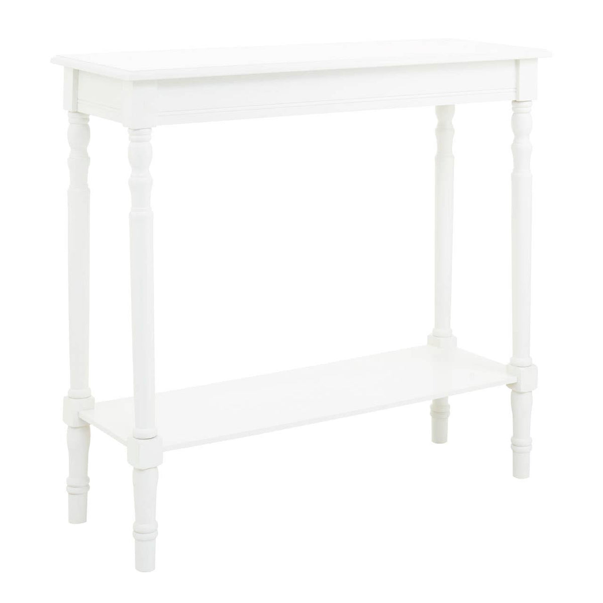 Heritage White Rectangular Console Table.