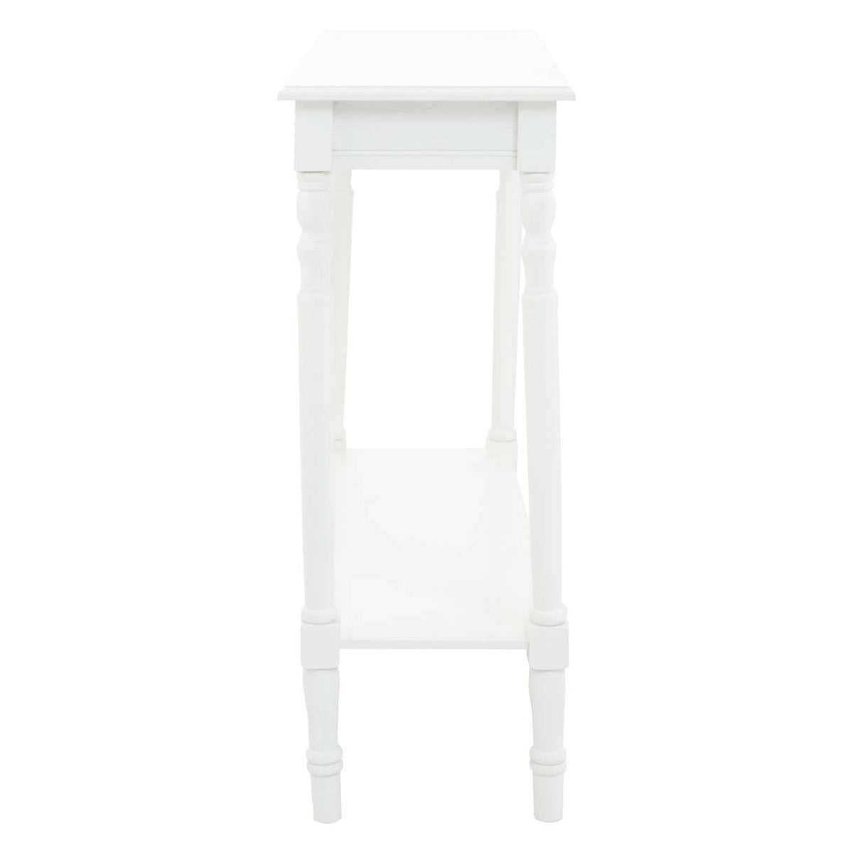 Heritage White Rectangular Console Table.