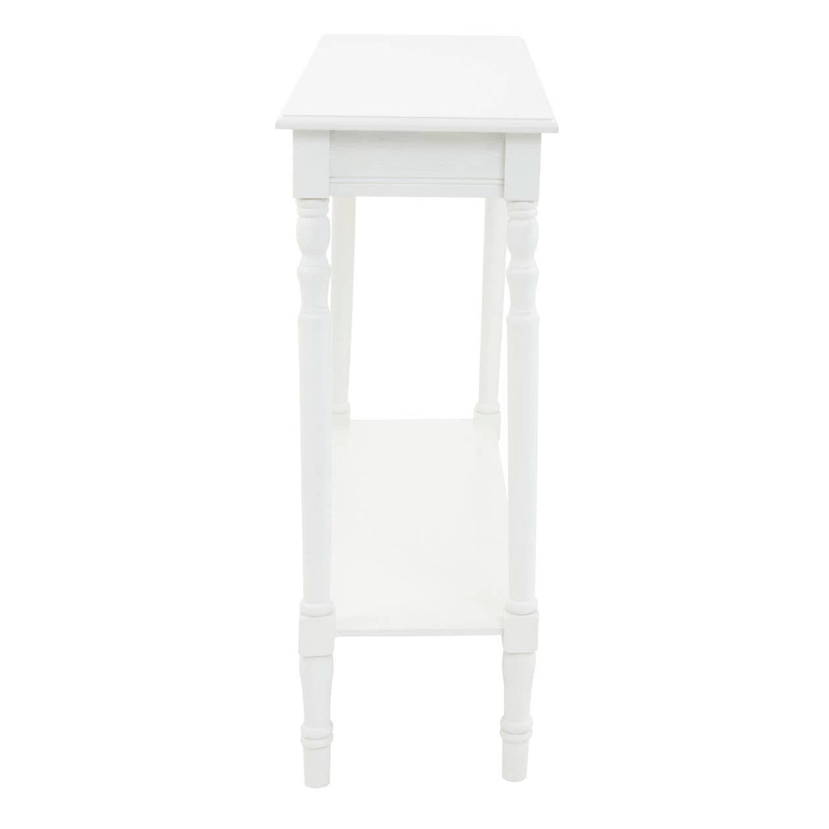 Heritage White Rectangular Console Table.