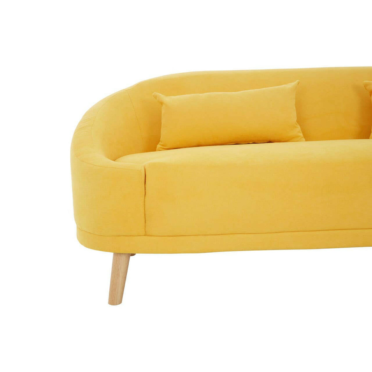 Holland Yellow Linen Sofa.