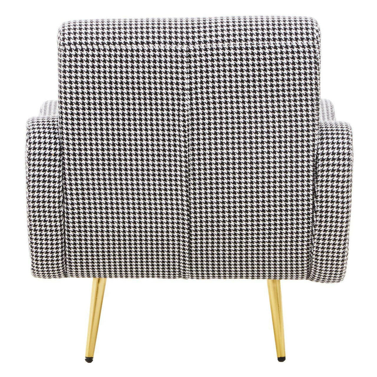 Holli White Checked Armchair.