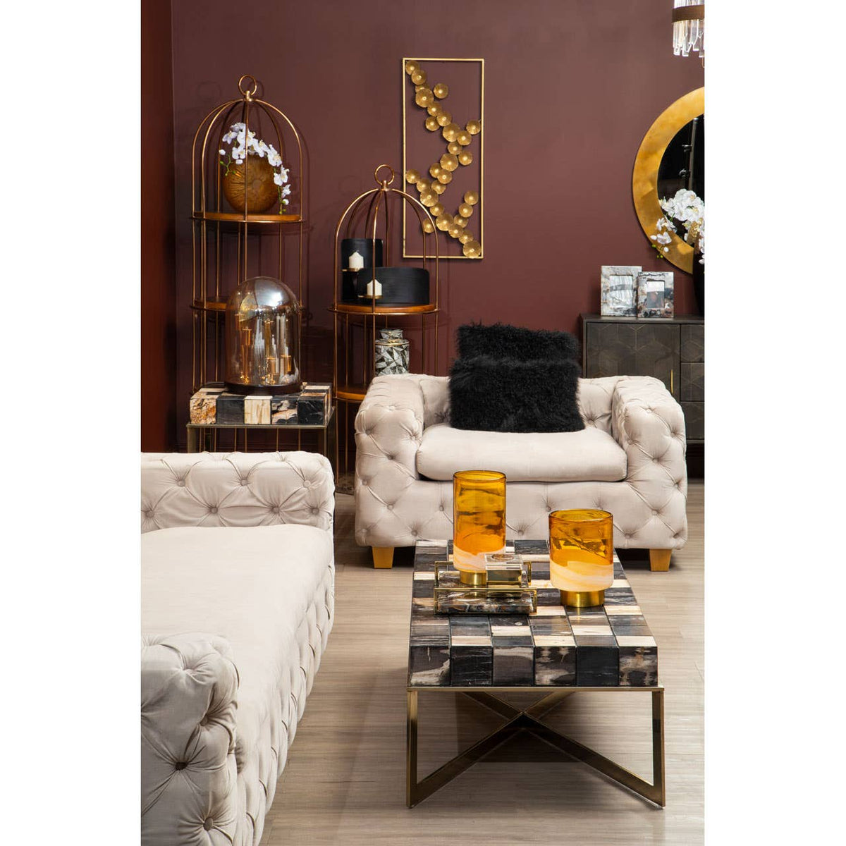 Horizon Large Cage Design Bookshelf.