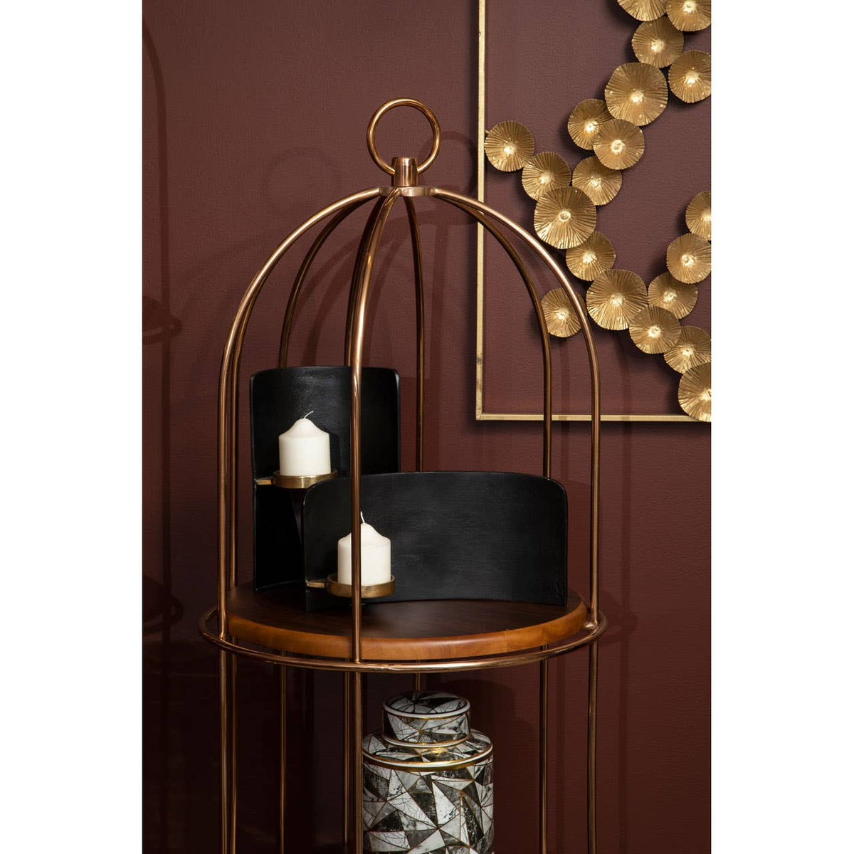 Horizon Small Cage Design Bookshelf.