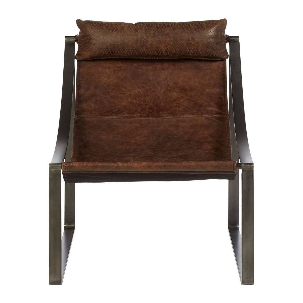 Hoxton Brown Leather Chair.