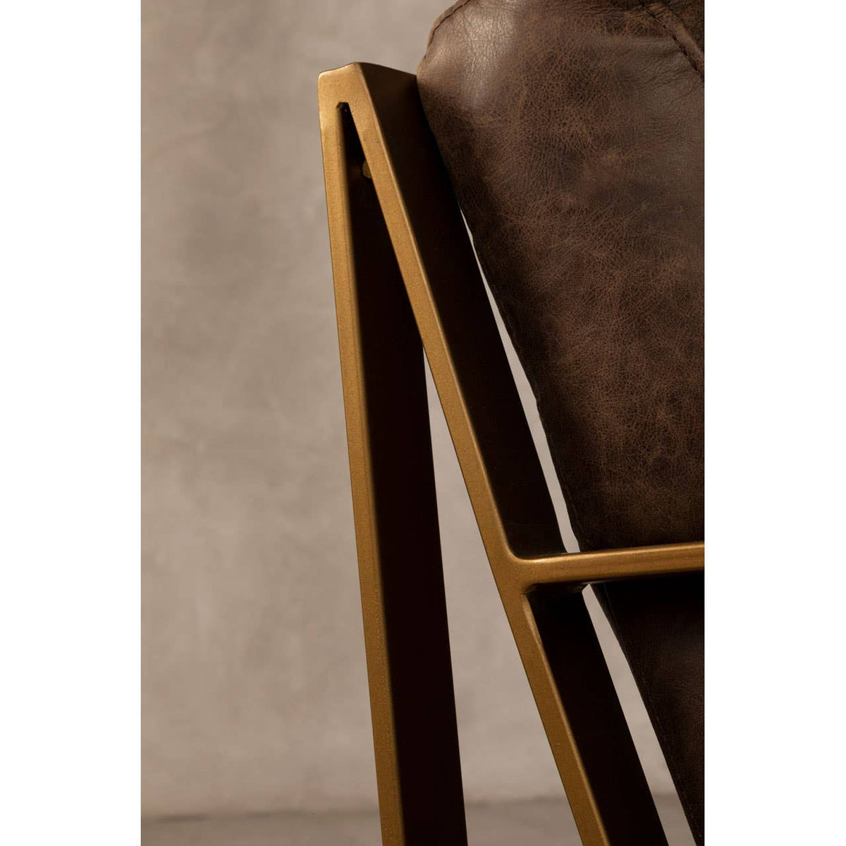 Hoxton Brown Leather Lounge Chair.