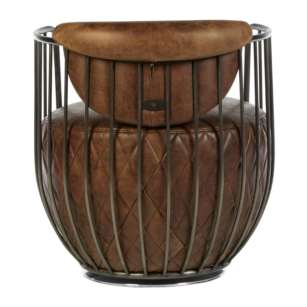 Hoxton Brown Swivel Chair.