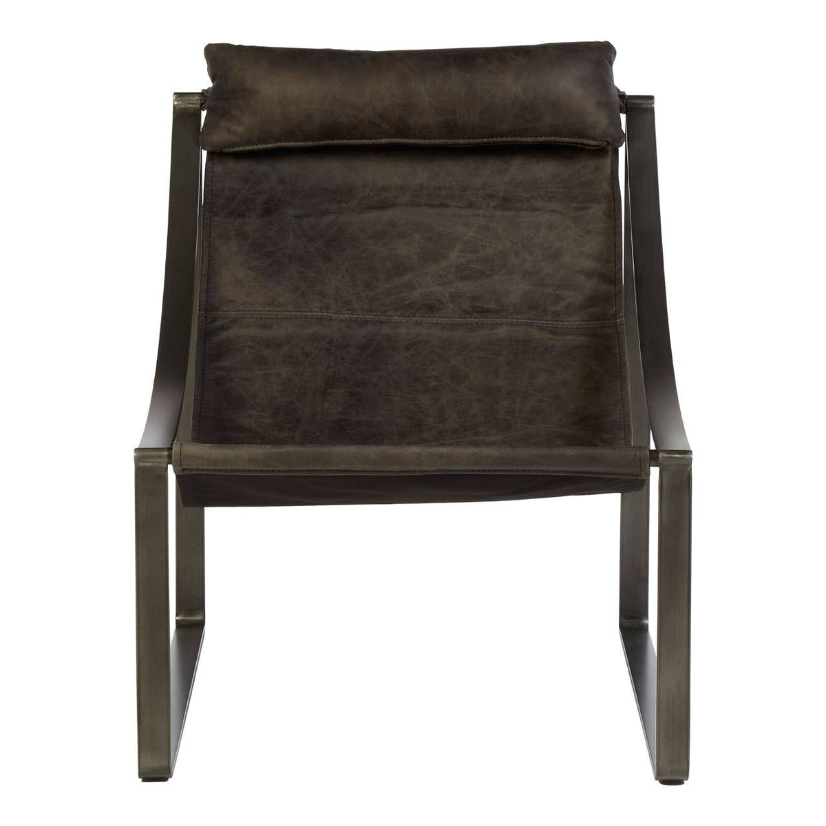 Hoxton Ebony Leather Chair.