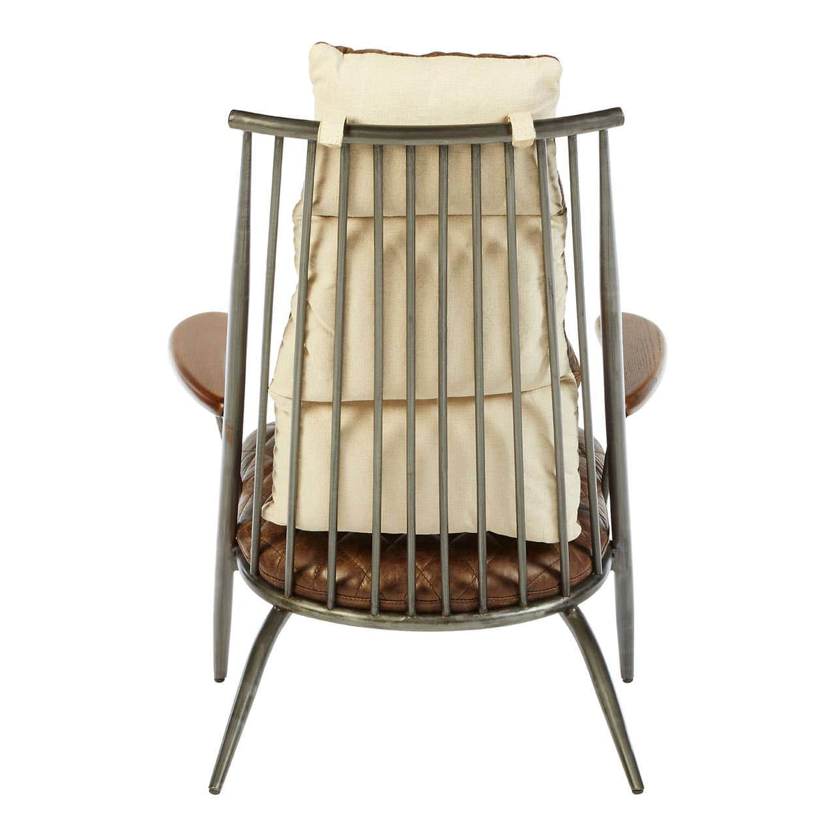 Hoxton Genuine Brown Leather Chair.