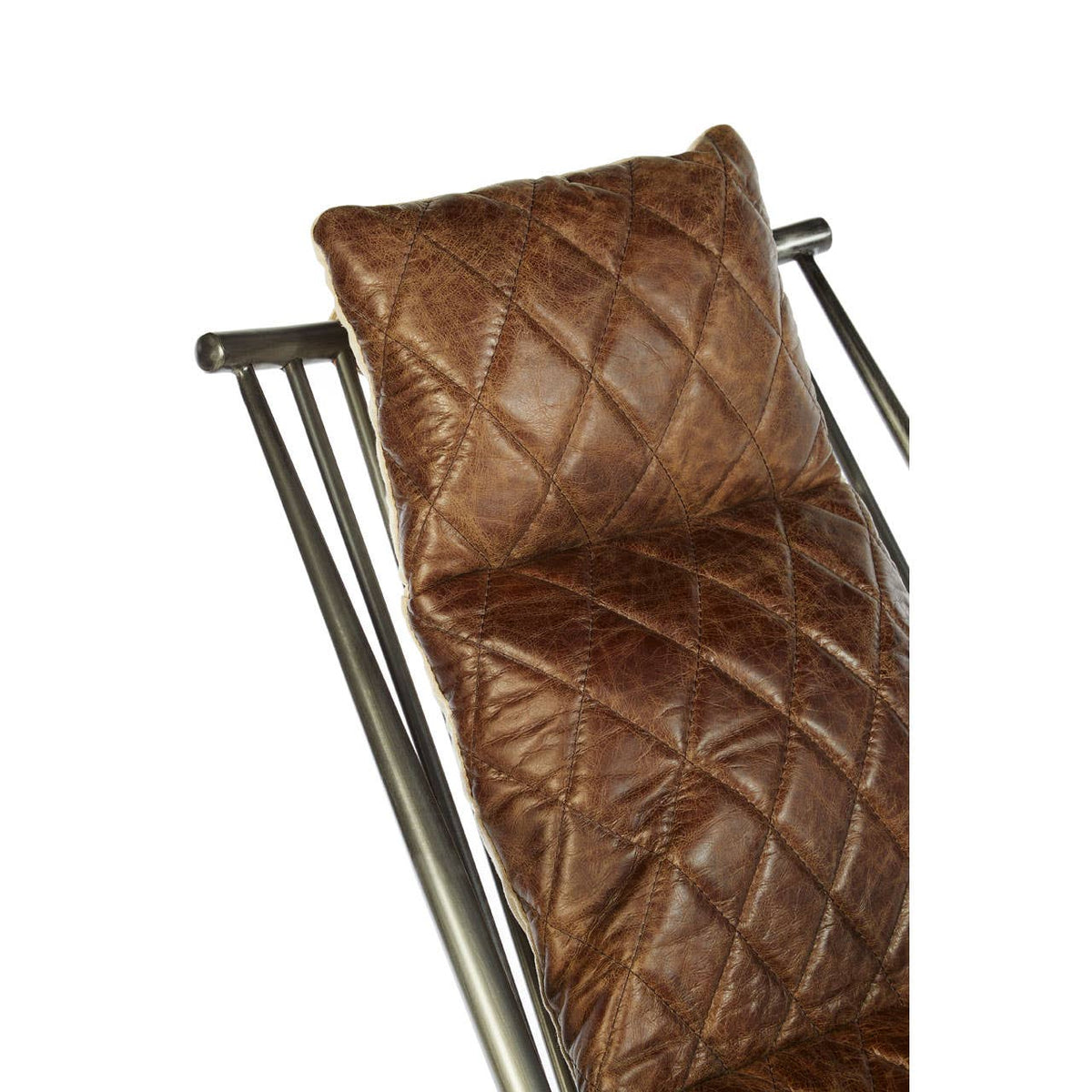 Hoxton Genuine Brown Leather Chair.