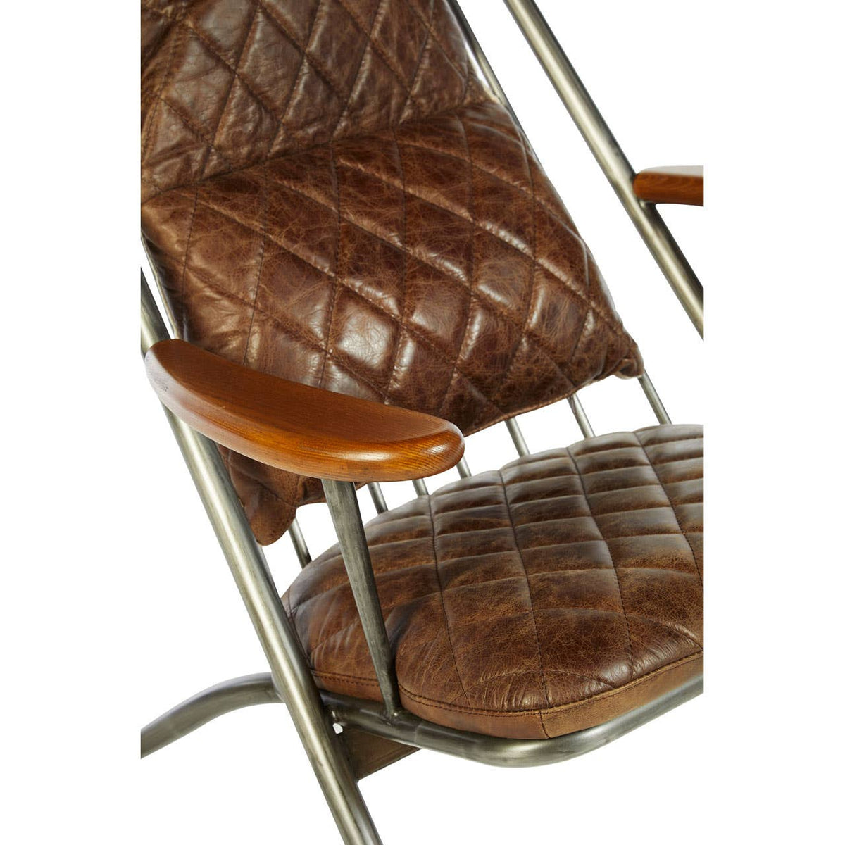Hoxton Genuine Brown Leather Chair.