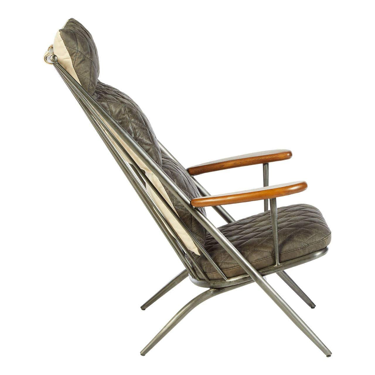 Hoxton Genuine Ebony Leather Chair.