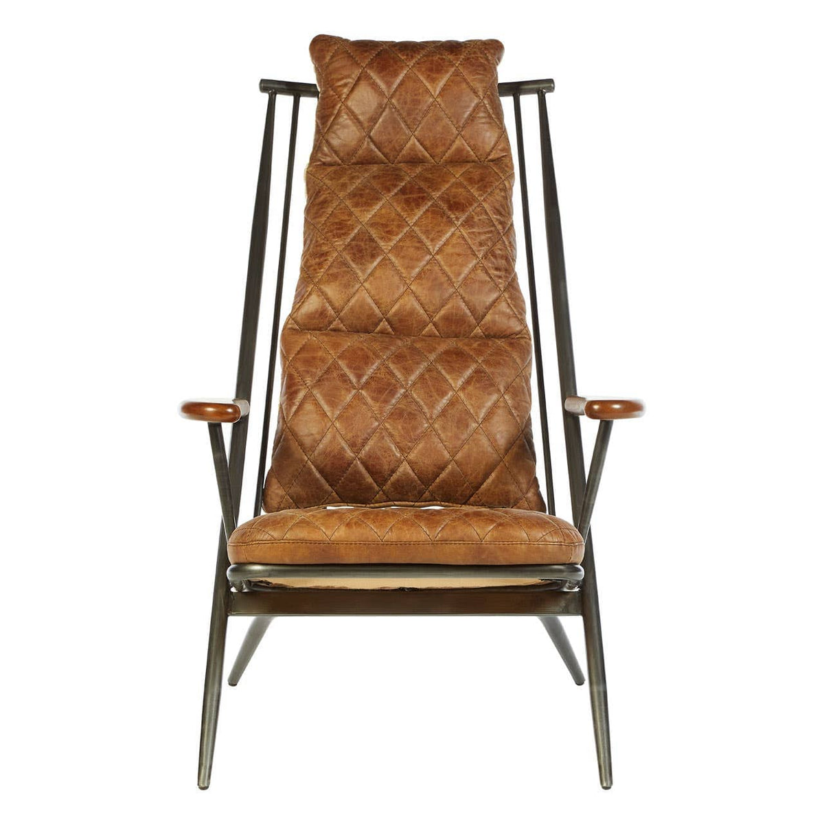 Hoxton Light Brown Leather Chair.