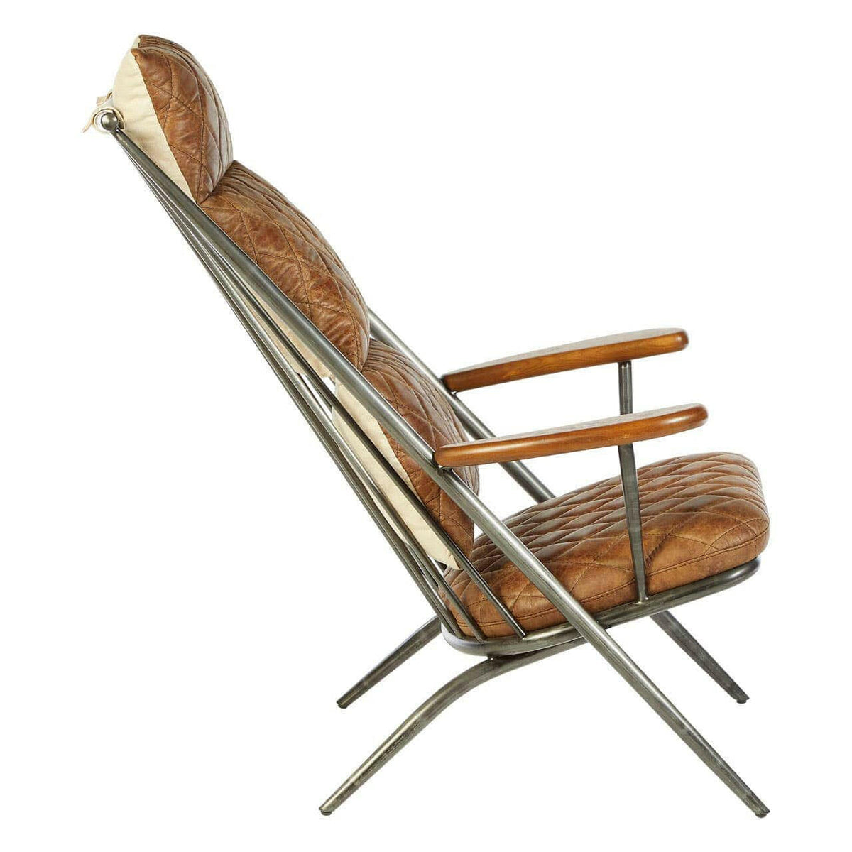 Hoxton Light Brown Leather Chair.