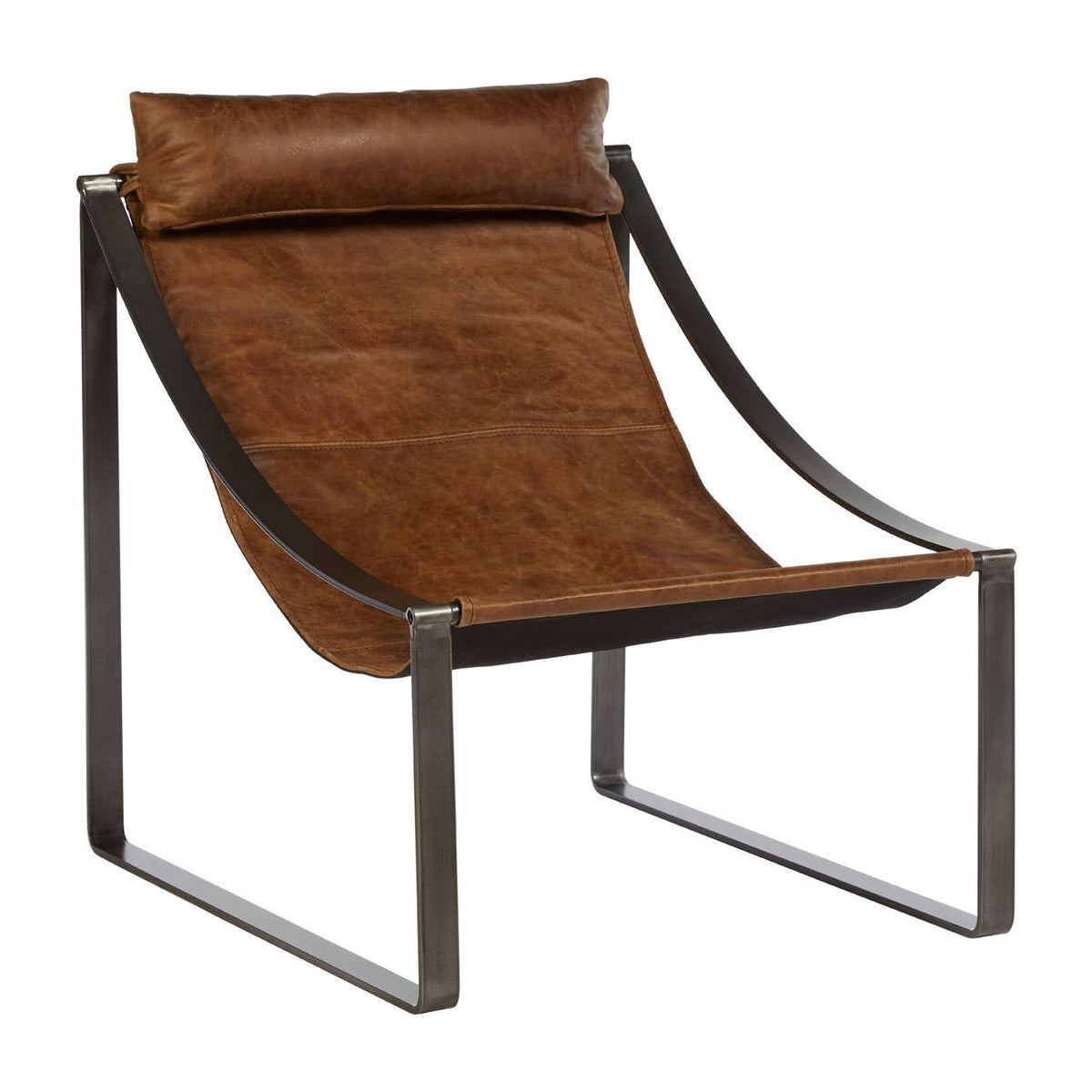 Hoxton Light Brown Leather Chair.
