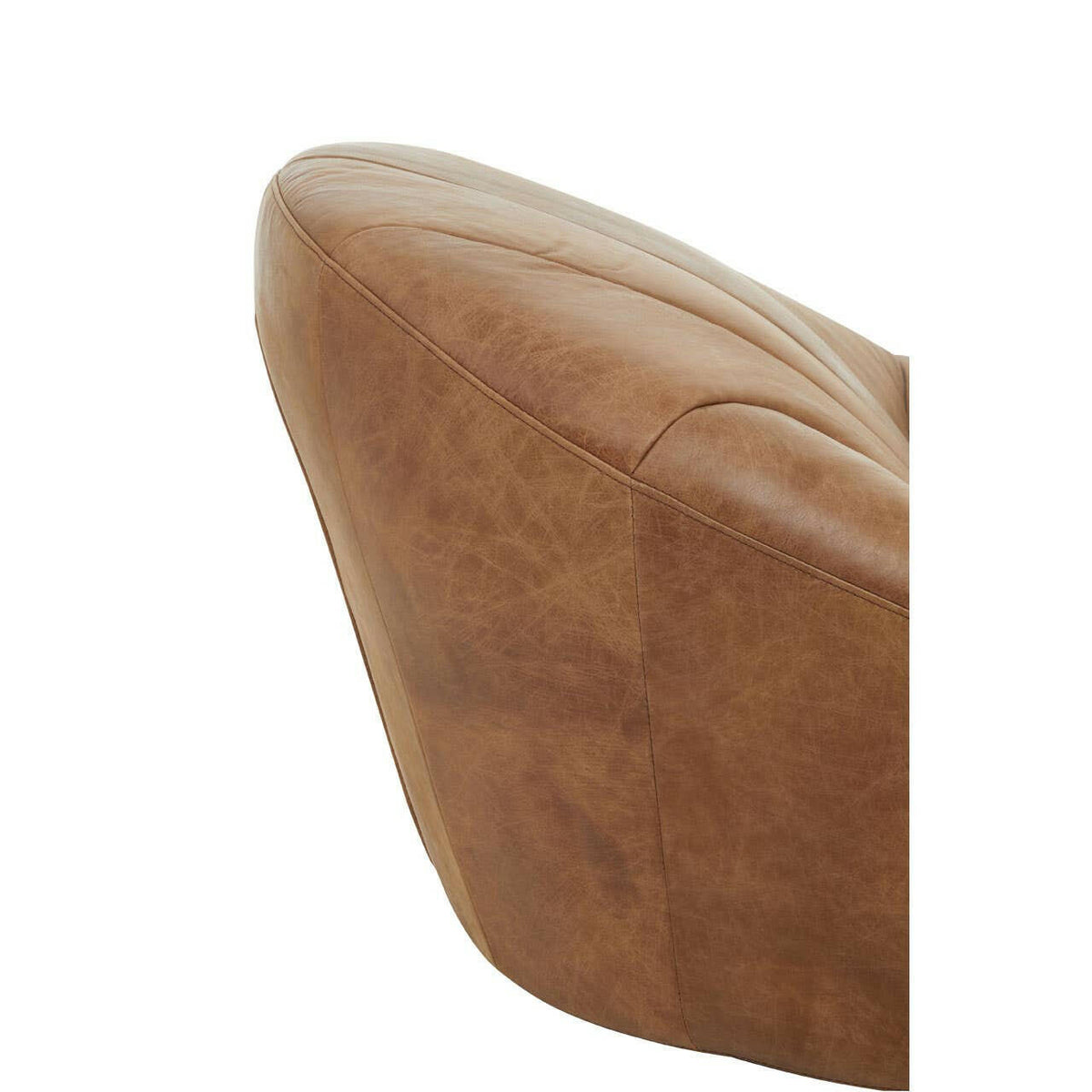 Hoxton Light Brown Leather Chair.