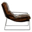 Noosa & Co. Living Hoxton Light Brown Leather Lounge Chair House of Isabella UK