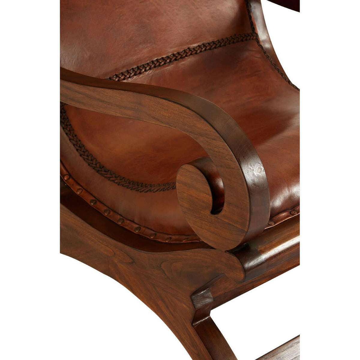 Inca Chair With Footstool.