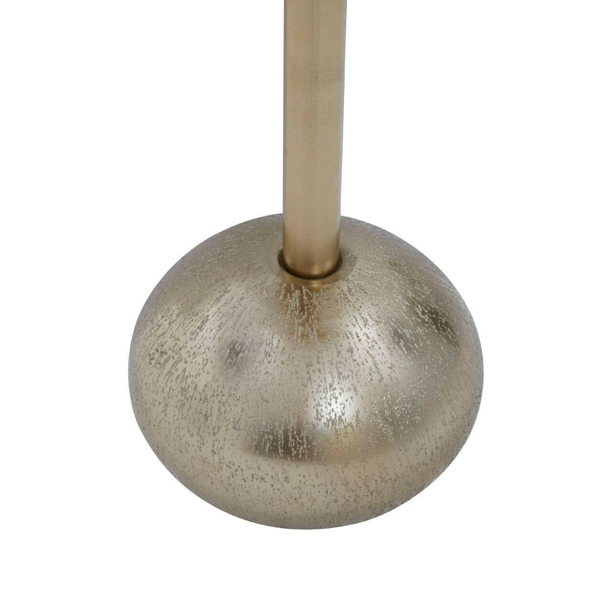 Inventivo Mosaic Top Gold Finish Side Table.