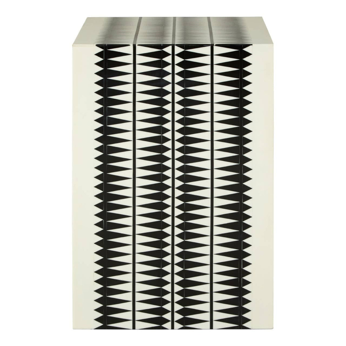 Issey Black / White Stool.