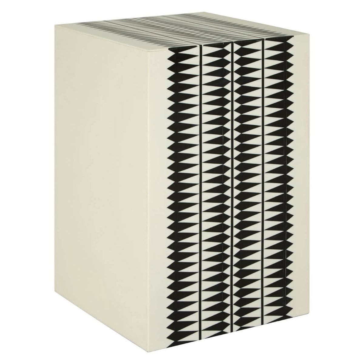 Issey Black / White Stool.