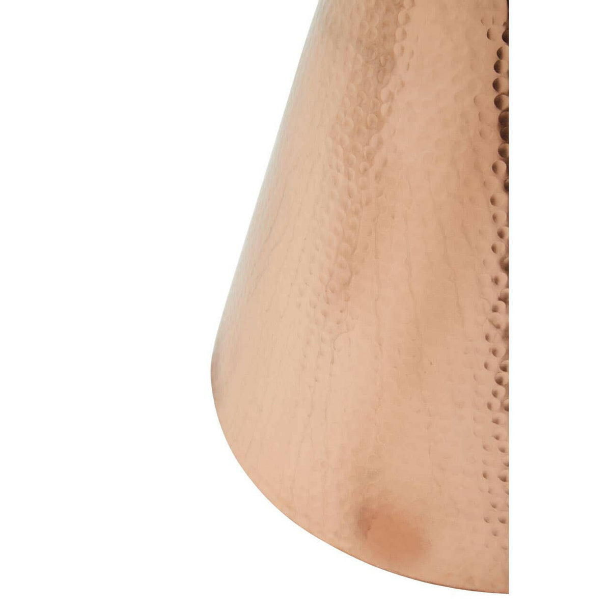 Jaipur Black Velvet And Copper Finish Stool.