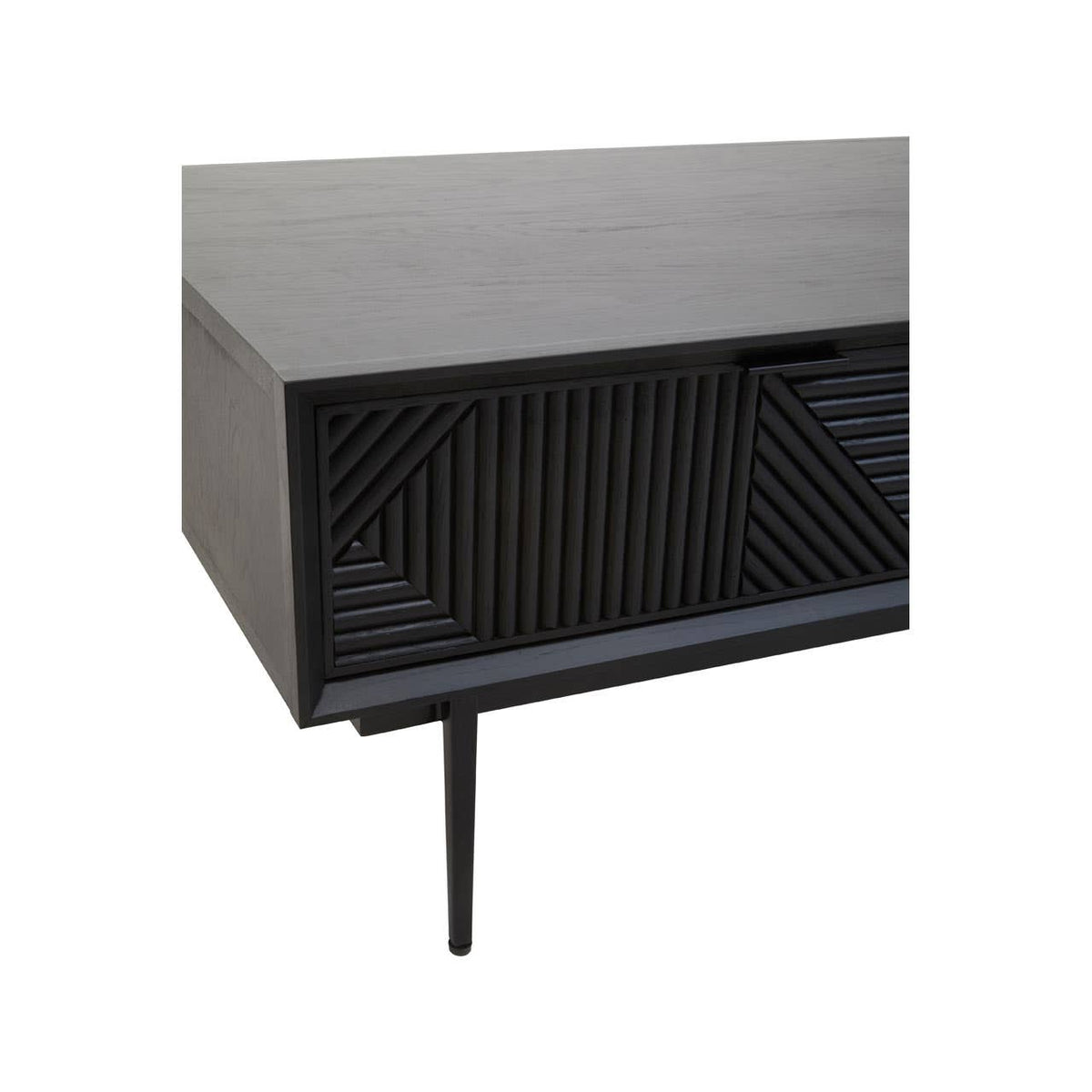 Jakara Black Finish Wooden Coffee Table.