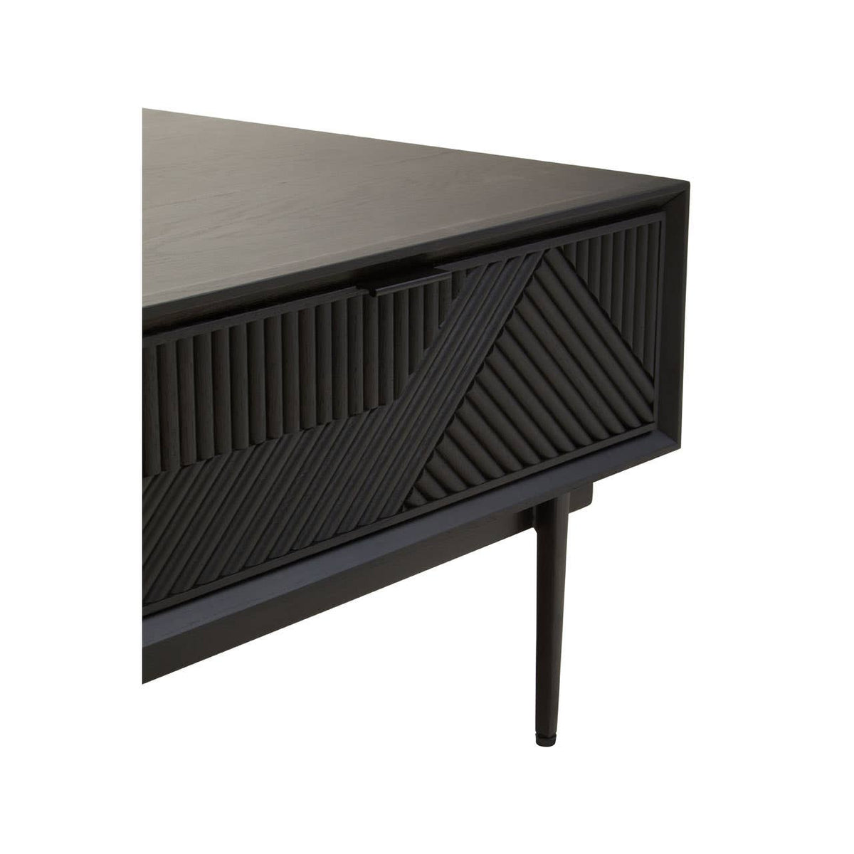 Jakara Black Finish Wooden Coffee Table.