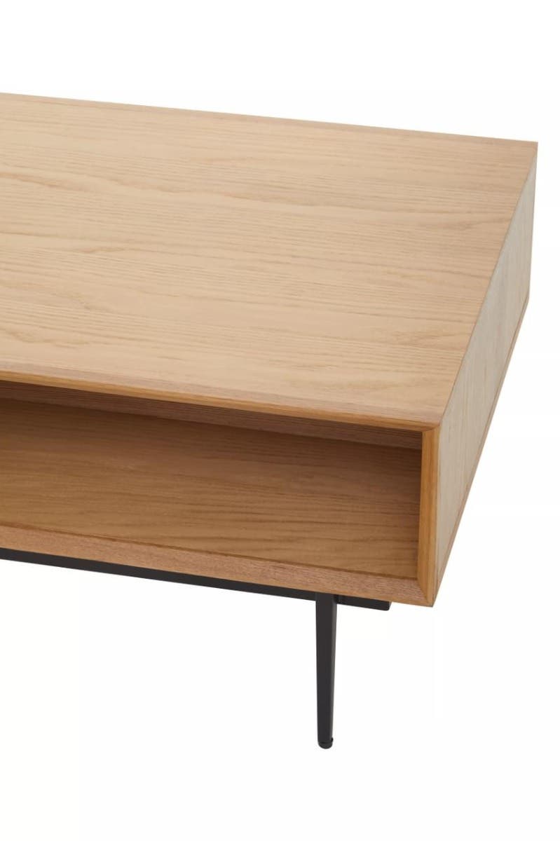 Jakara Natural Finish Wooden Coffee Table.