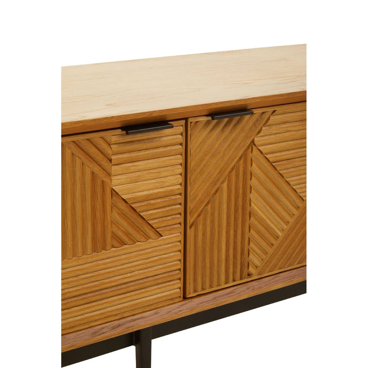 Jakara Natural Finish Wooden Media Unit.