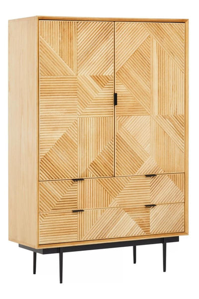 Noosa & Co. Living Jakara Natural Wooden Cabinet House of Isabella UK