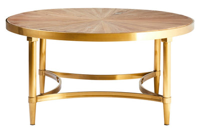 Noosa & Co. Living Jana Coffee Table With Curved Frame House of Isabella UK