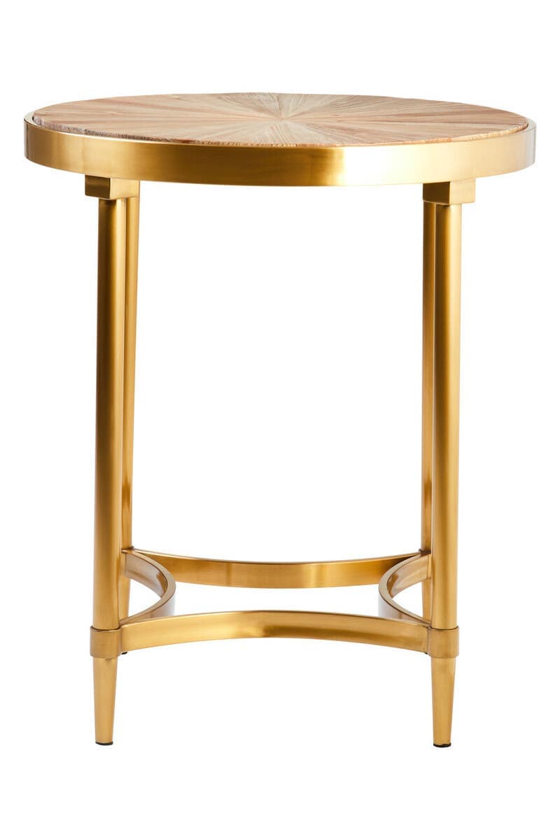 Jana Side Table With Curved Frame.