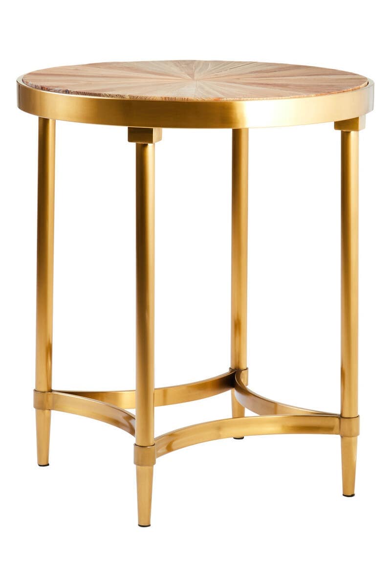 Jana Side Table With Curved Frame.