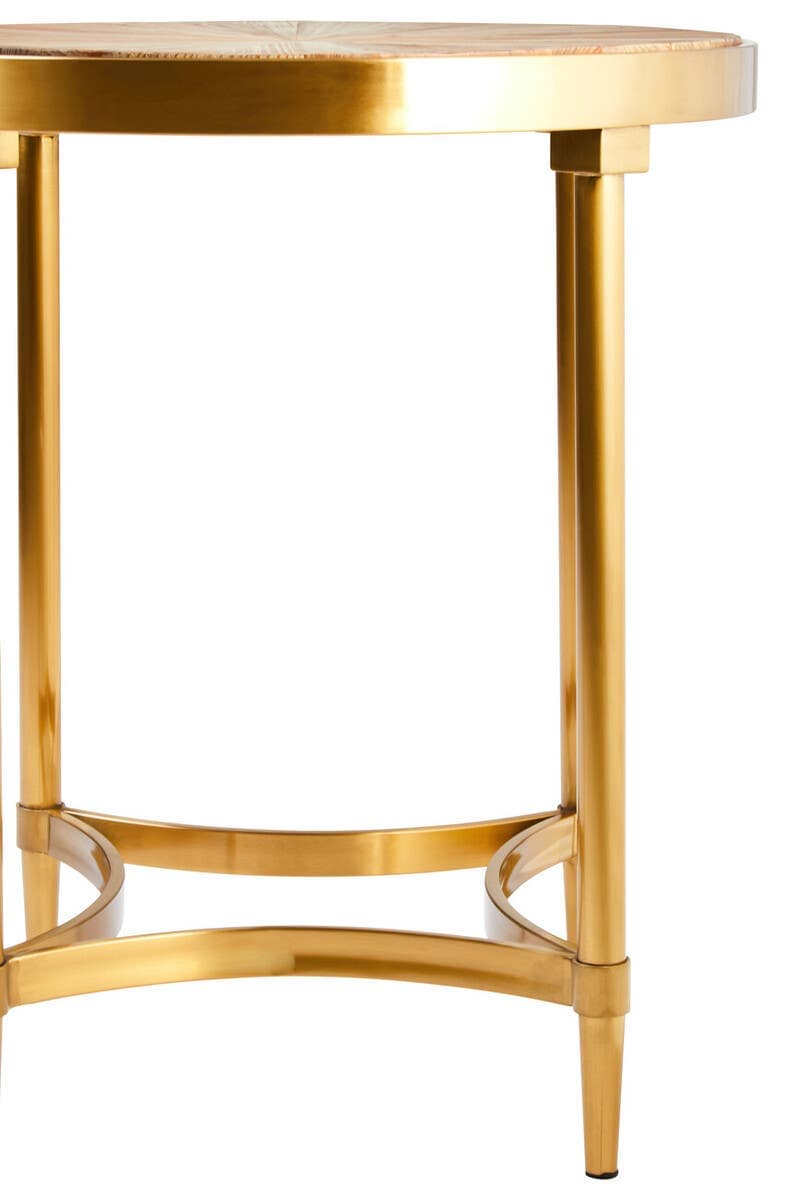 Jana Side Table With Curved Frame.