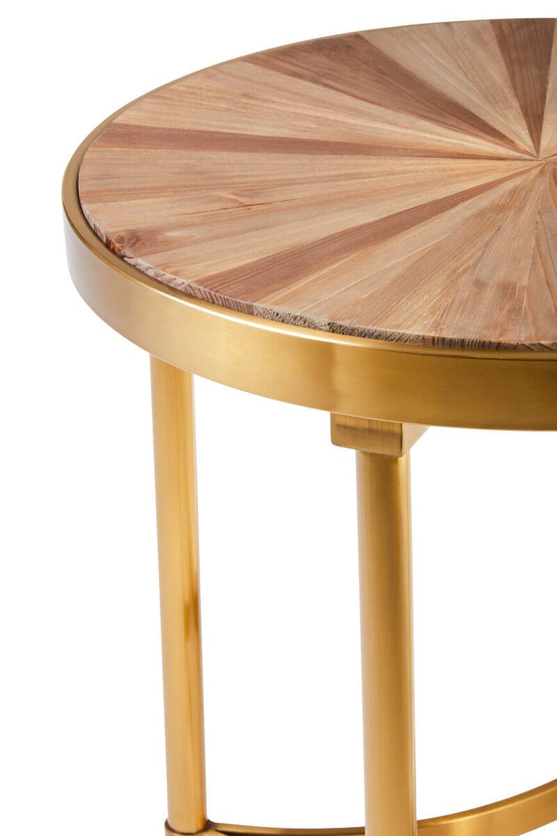Jana Side Table With Curved Frame.