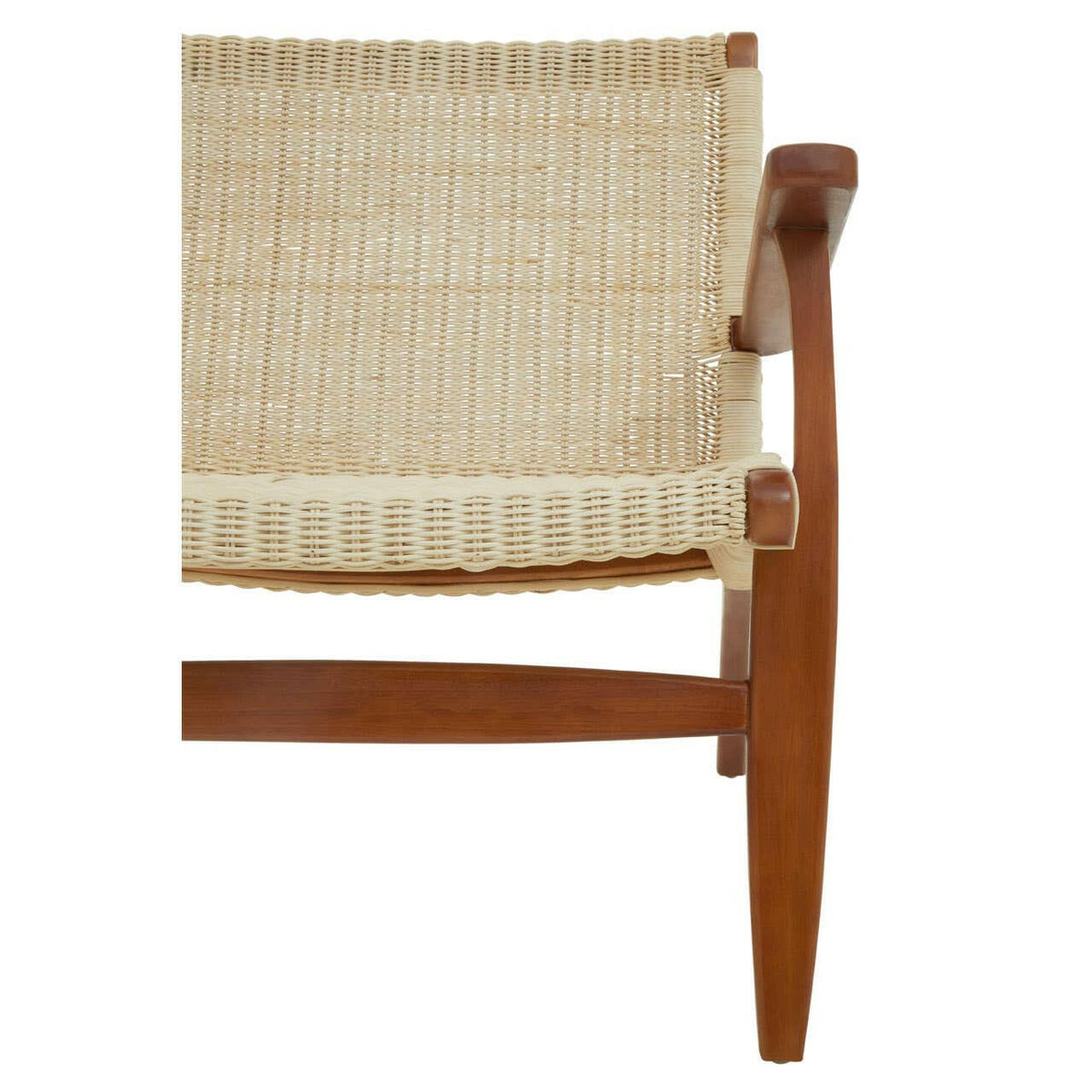 Java Woven Chair In Natural Rattan.