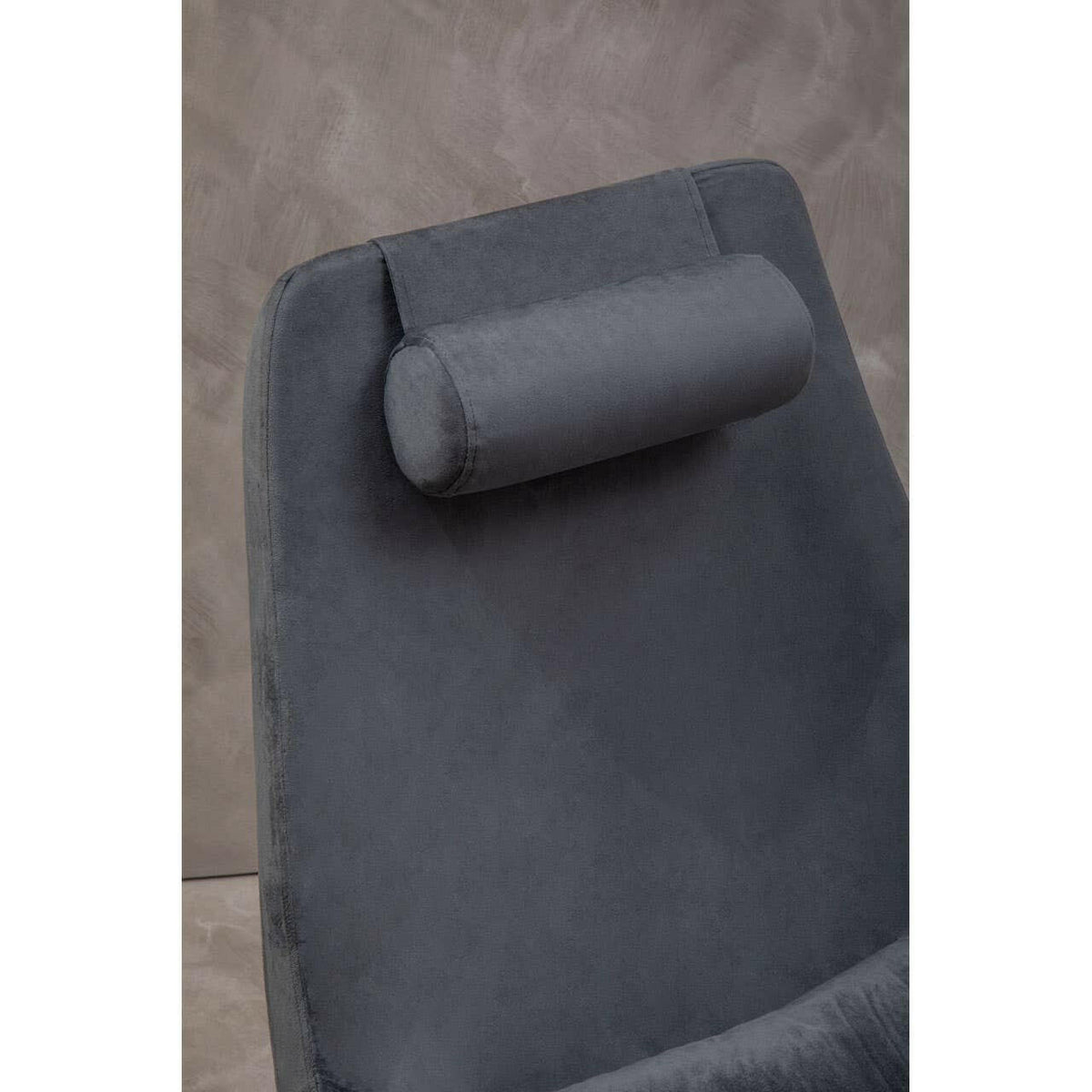Kalo Grey Velvet Armchair.