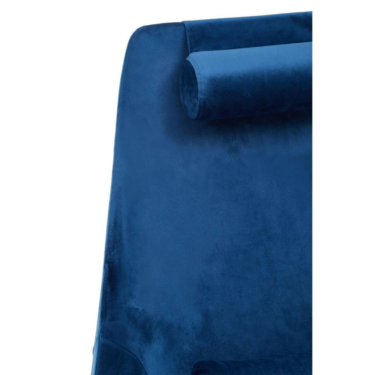Kalo Navy Velvet Armchair.