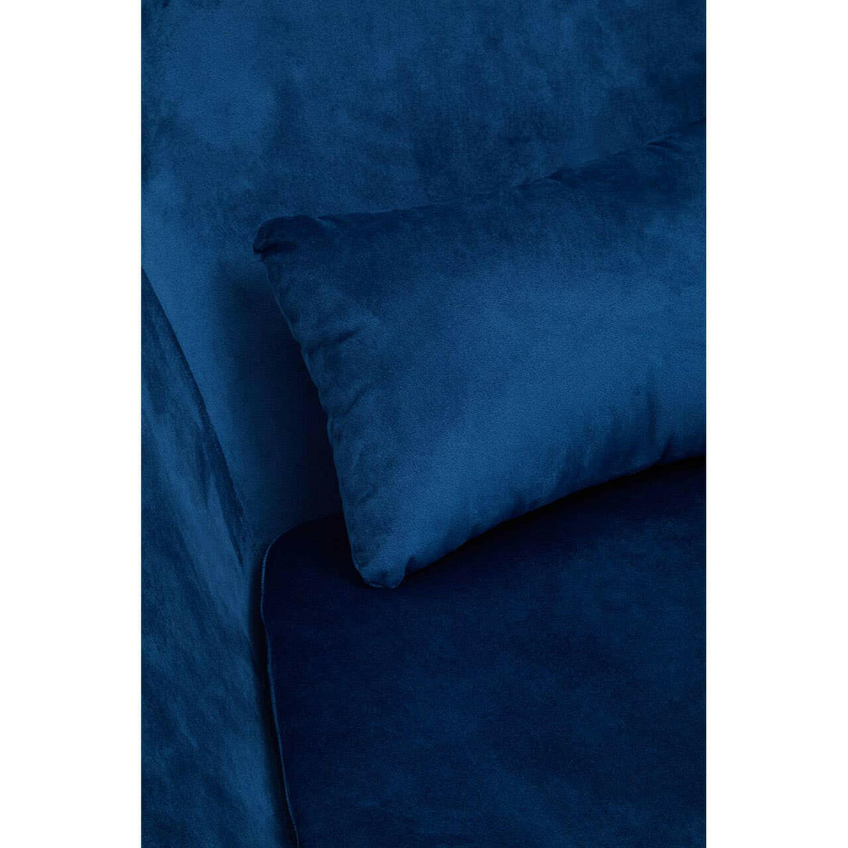 Kalo Navy Velvet Armchair.