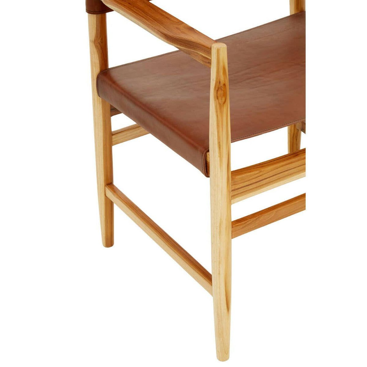 Kendari Antique Brown Leather Chair.