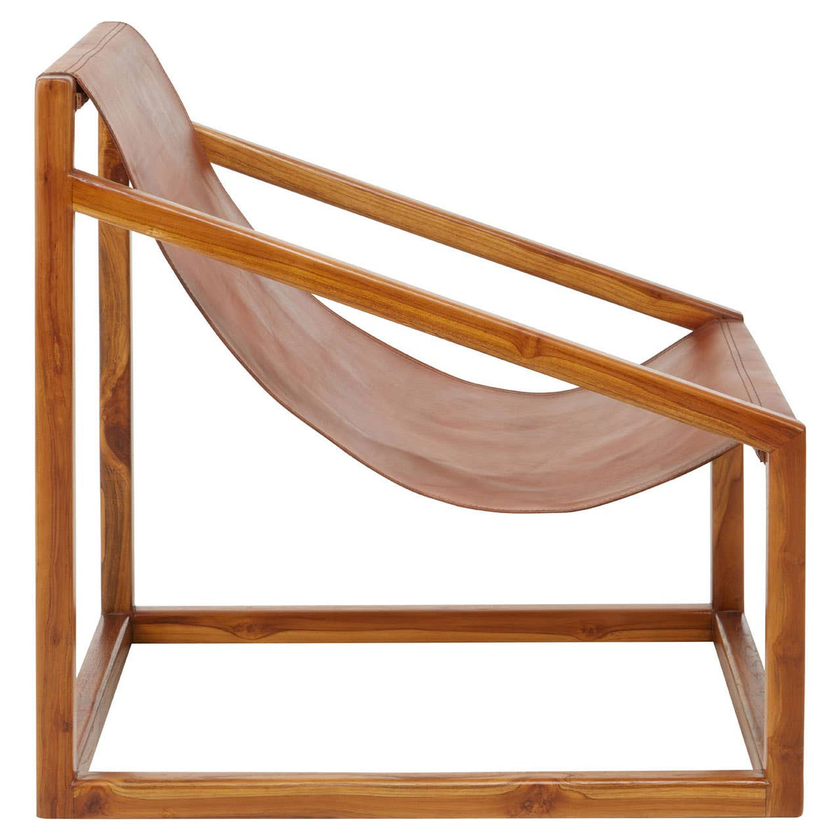 Kendari Brown Cubic Frame Chair.