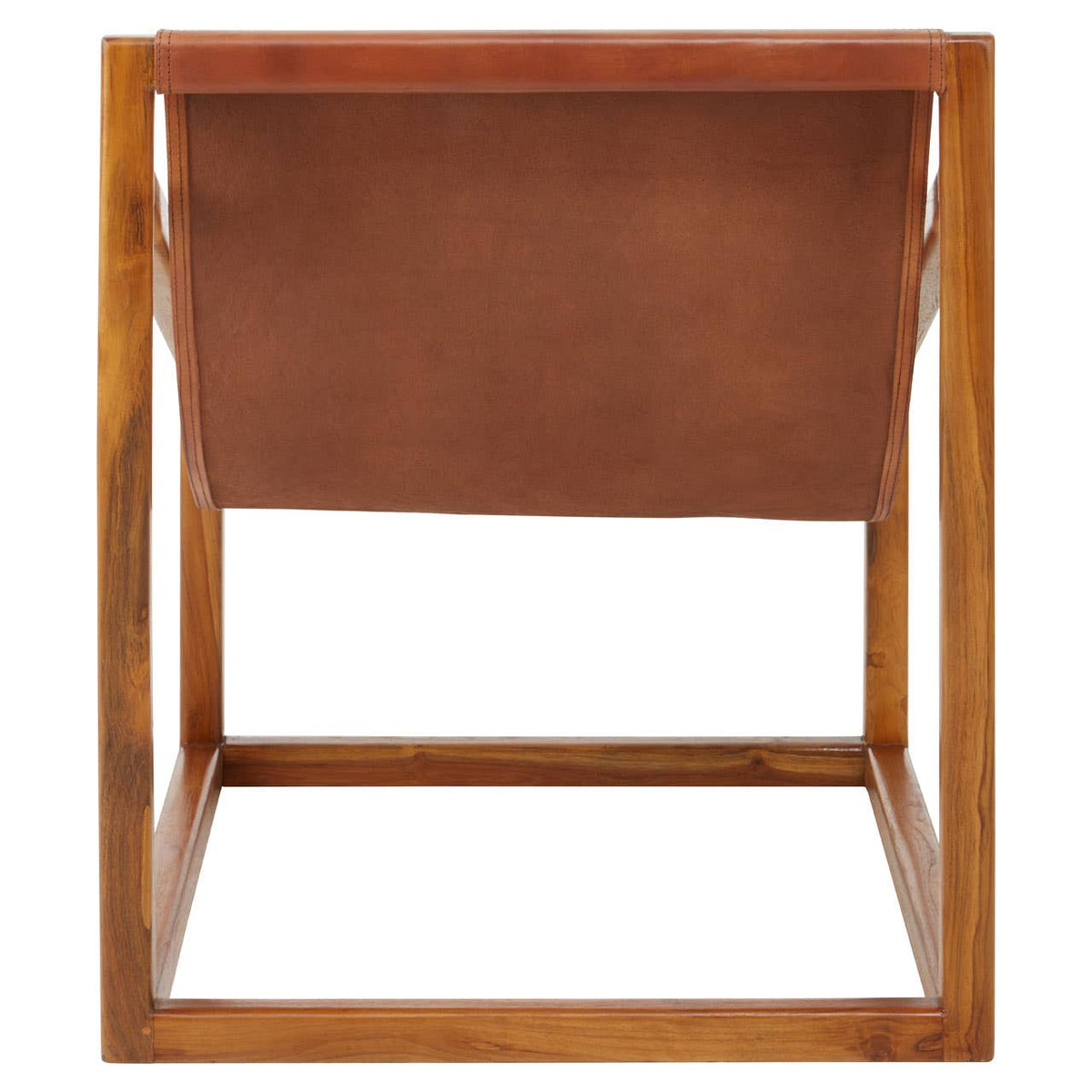 Kendari Brown Cubic Frame Chair.