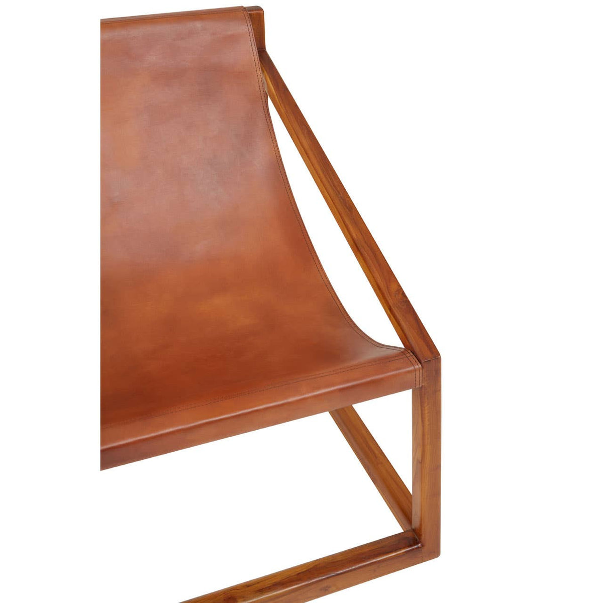 Kendari Brown Cubic Frame Chair.